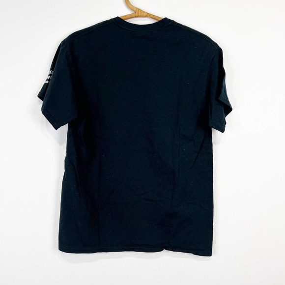 Black T Shirt Just Another Beer Drinker with a Camping Problem Wisconsin Dells M - Picture 2 of 4